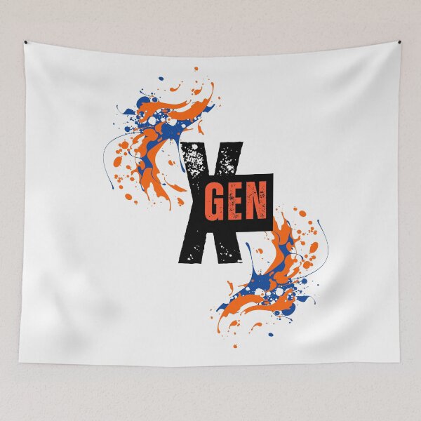 Item preview, Gen X Graphic T-shirt -Bold Urban Streetwear Paint Splatter Tee designed and sold by Teechuckle.