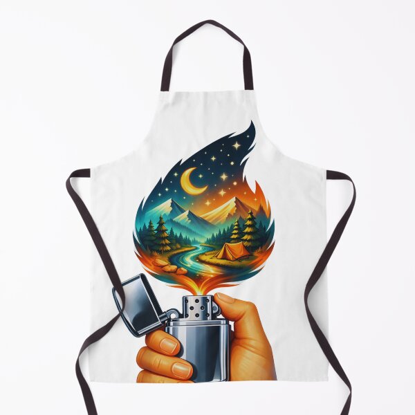 Item preview, Surreal Outdoor Flame Lighter Illustration designed and sold by Gabe1983.