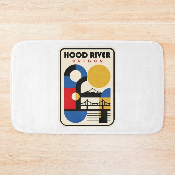 Item preview, Hood River Oregon Retro Geometric Mount Hood designed and sold by k3rstman1.