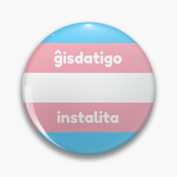 Item preview, Transa: ĝisdatigo instalita - Trans: update installed (Esperanto) designed and sold by LuluTestudo1.