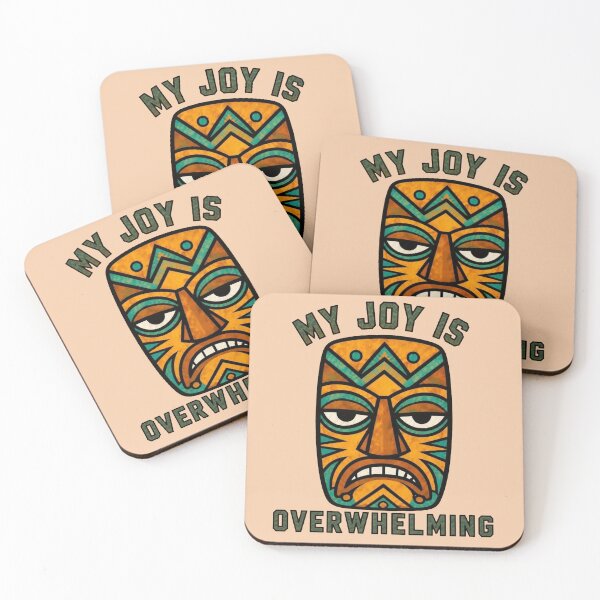 Item preview, Tiki Mask – My Joy Is Overwhelming designed and sold by Icareis-Studios.