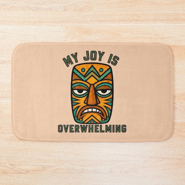 Item preview, Tiki Mask – My Joy Is Overwhelming designed and sold by Icareis-Studios.
