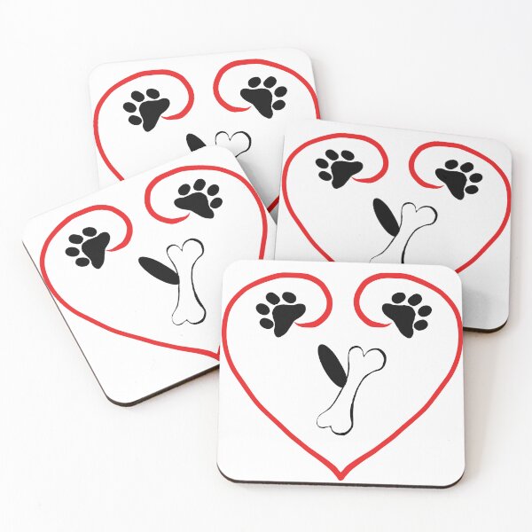 Item preview, Heart dog with the letter Y designed and sold by acreació.
