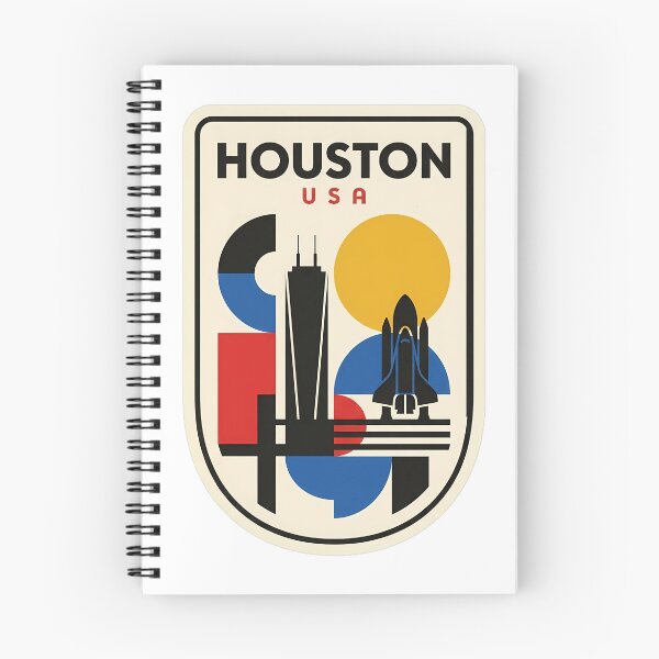 Item preview, Retro Houston Texas Space City Travel Badge designed and sold by k3rstman1.