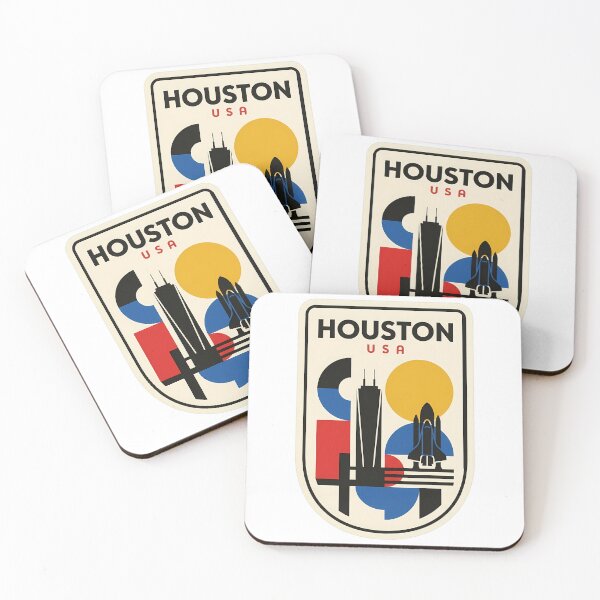 Item preview, Retro Houston Texas Space City Travel Badge designed and sold by k3rstman1.
