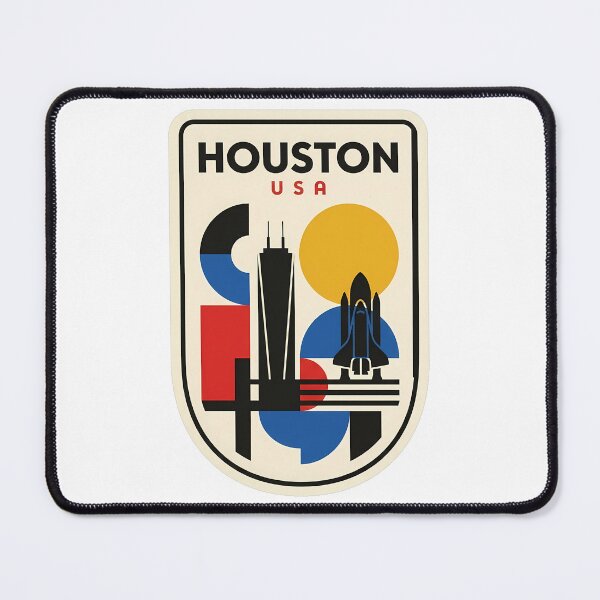 Item preview, Retro Houston Texas Space City Travel Badge designed and sold by k3rstman1.