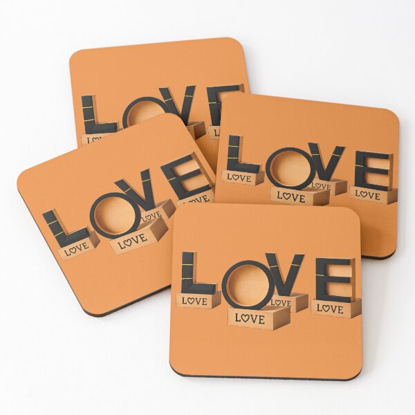 Item preview, Love Letters on Orange Background designed and sold by sneidere9dace.