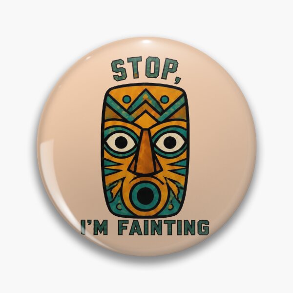 Item preview, Tiki Mask – Stop I’m Fainting designed and sold by Icareis-Studios.