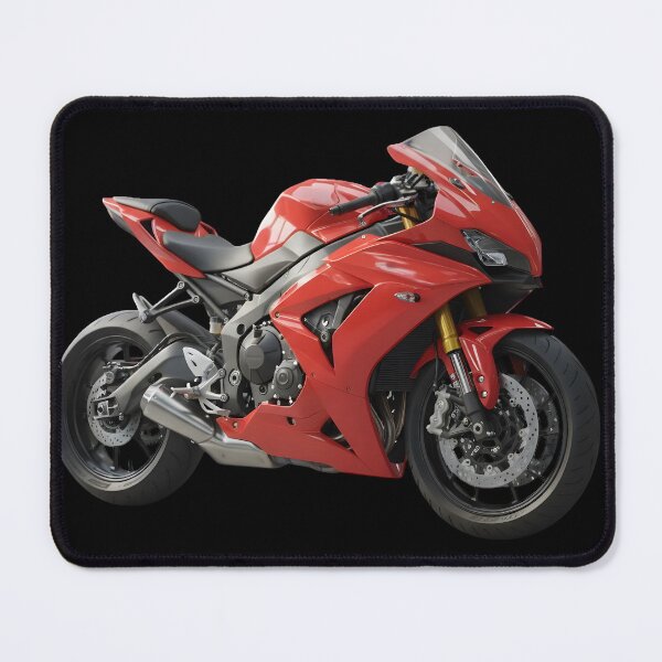Item preview, Red Sport Bike - Neon Cyber Racer designed and sold by Mavila Forge.