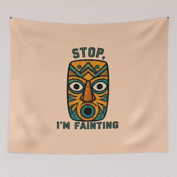 Item preview, Tiki Mask – Stop I’m Fainting designed and sold by Icareis-Studios.