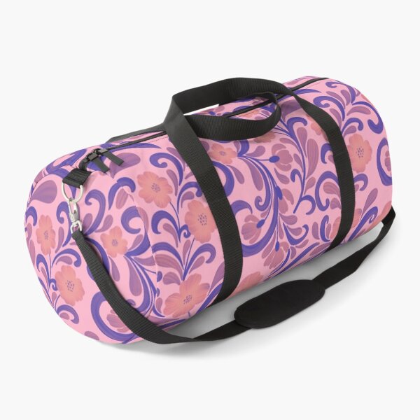 Item preview, Romantic Pink Anemone and Vine Swirls Pattern designed and sold by AneissPiaf.