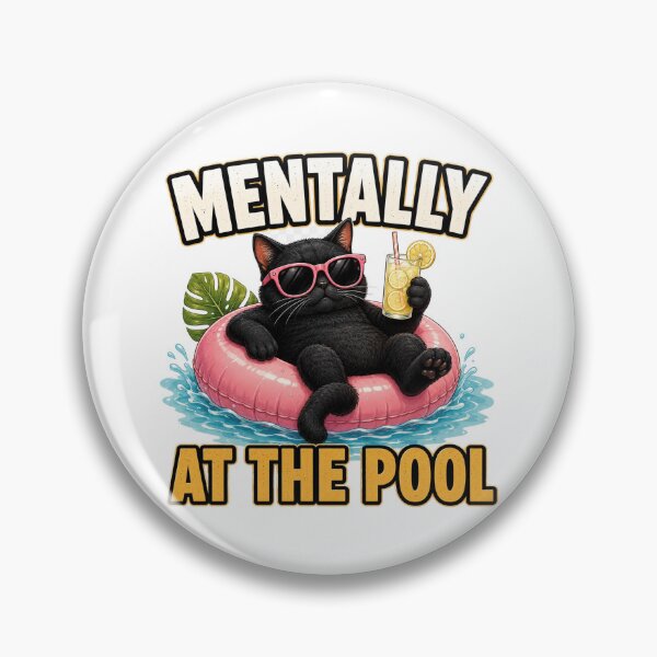 Item preview, Black Cat Summer Gift Funny Pool Float  designed and sold by Gentlestate.