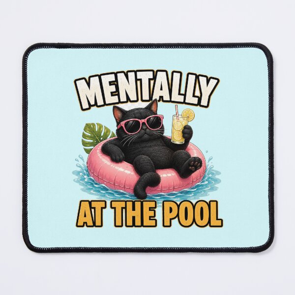 Item preview, Black Cat Summer Gift Funny Pool Float  designed and sold by Gentlestate.