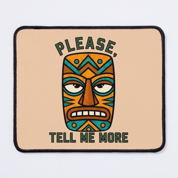 Item preview, Tiki Mask – Tell Me More designed and sold by Icareis-Studios.