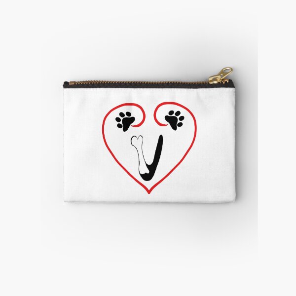 Item preview, Heart dog with the letter U designed and sold by acreació.