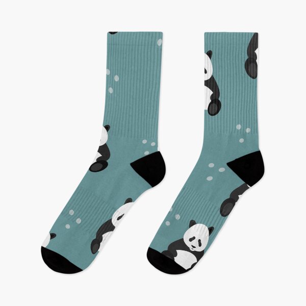 Item preview, Pandas on blue designed and sold by reneesillus.
