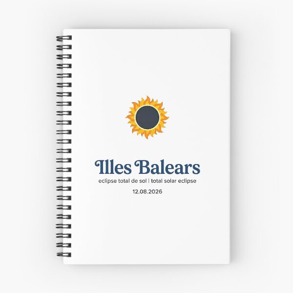 Item preview, Illes Balears Solar Eclipse 2026 designed and sold by Beyond Destinations.