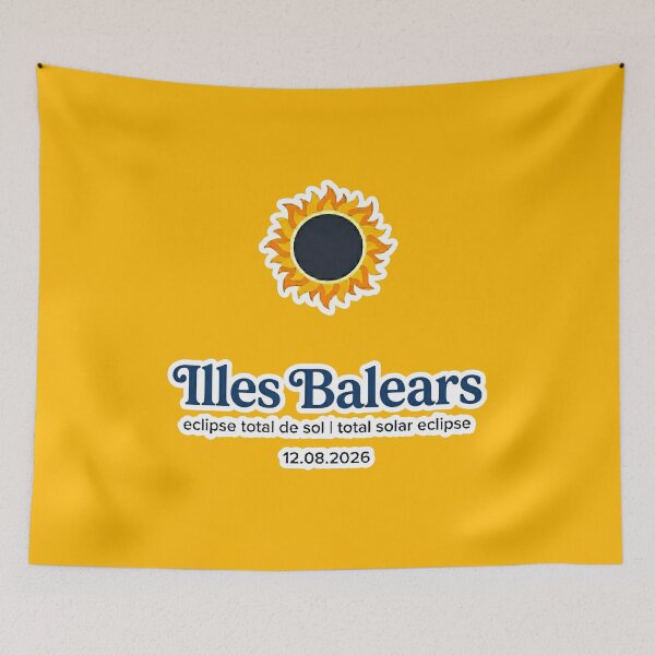 Item preview, Illes Balears Solar Eclipse 2026 designed and sold by Beyond Destinations.