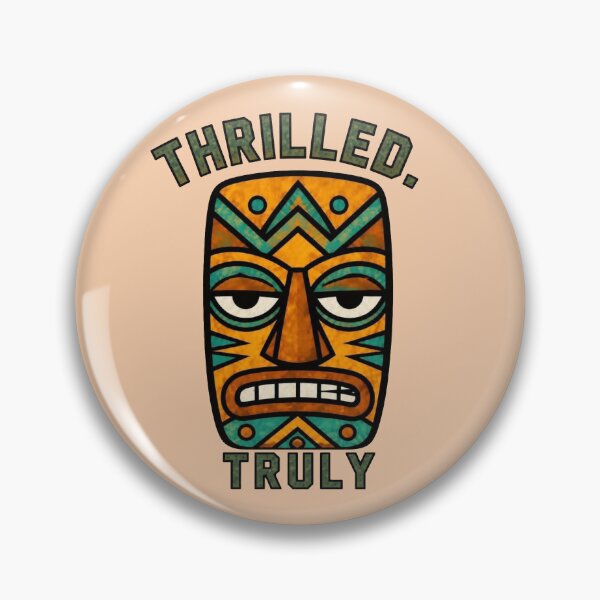 Item preview, Tiki Mask – Thrilled, Truly designed and sold by Icareis-Studios.