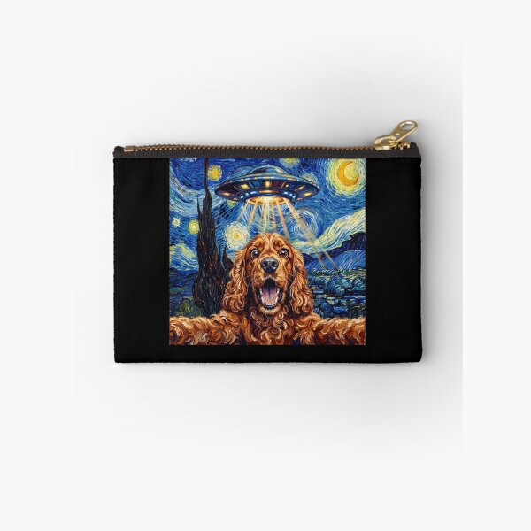 Item preview, Cocker Spaniel Starry Night UFO Van Gogh Art Dog Selfie Lover designed and sold by Kimberley King Art  King Art.