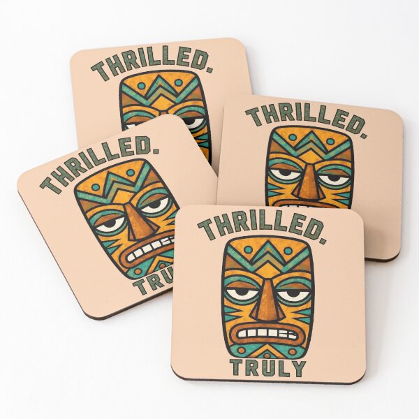 Item preview, Tiki Mask – Thrilled, Truly designed and sold by Icareis-Studios.
