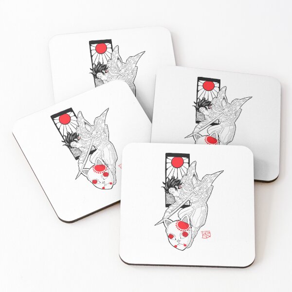 Item preview, Demon Slayer Kamado Tanjirou Sun And Mask  designed and sold by JTravisDesigns.