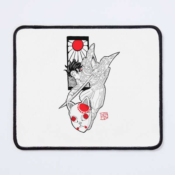 Item preview, Demon Slayer Kamado Tanjirou Sun And Mask designed and sold by JTravisDesigns.