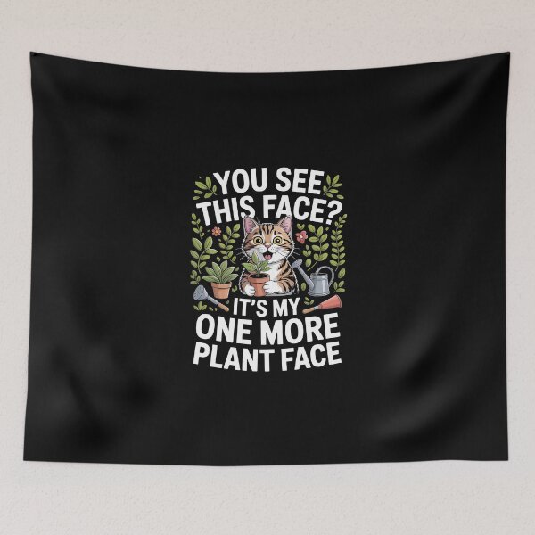 Item preview, you see this face it's my one more plant face designed and sold by jkrphoto.