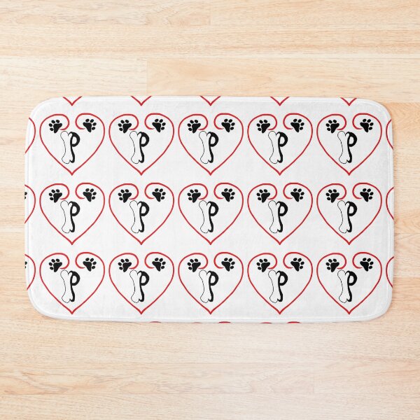 Item preview, Heart dog with the letter P designed and sold by acreació.