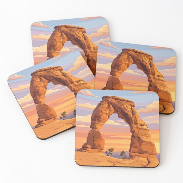 Aperçu de l'œuvre Parc national des Arches, États-Unis, Voyage Vintage créée et vendue par RareDeerArt.