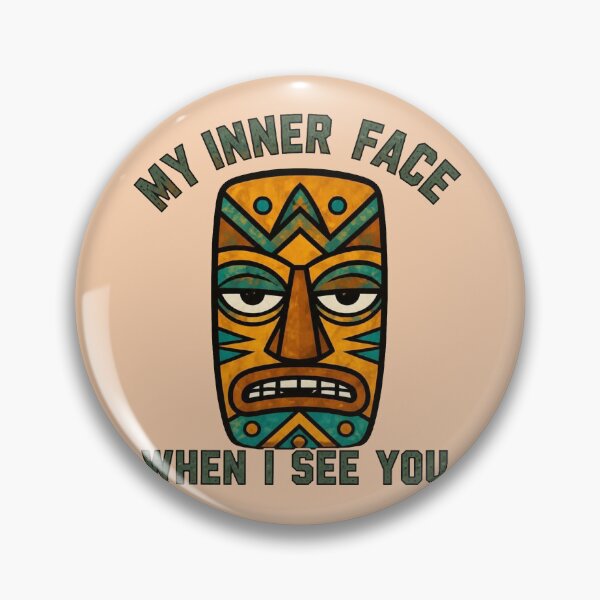 Item preview, Tiki Mask – My Inner Face When I See You designed and sold by Icareis-Studios.