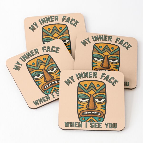Item preview, Tiki Mask – My Inner Face When I See You designed and sold by Icareis-Studios.
