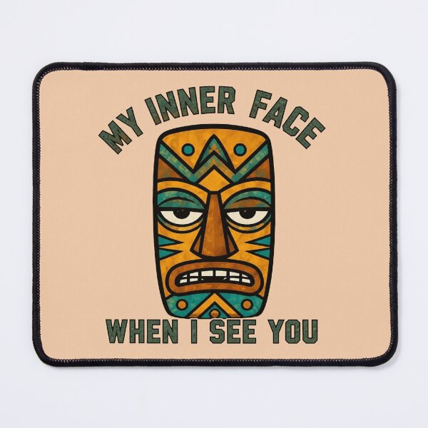 Item preview, Tiki Mask – My Inner Face When I See You designed and sold by Icareis-Studios.