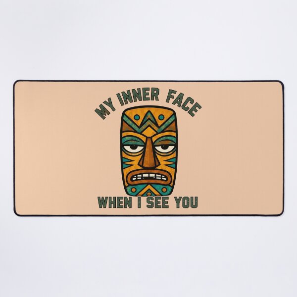 Item preview, Tiki Mask – My Inner Face When I See You designed and sold by Icareis-Studios.