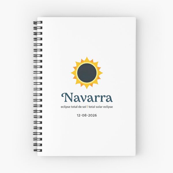 Item preview, Navarra Solar Eclipse 2026 Design designed and sold by Beyond Destinations.