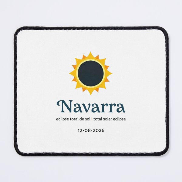 Item preview, Navarra Solar Eclipse 2026 Design designed and sold by Beyond Destinations.