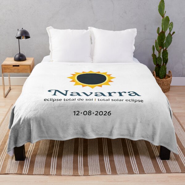 Item preview, Diseño del eclipse solar de Navarra 2026 designed and sold by Beyond Destinations.