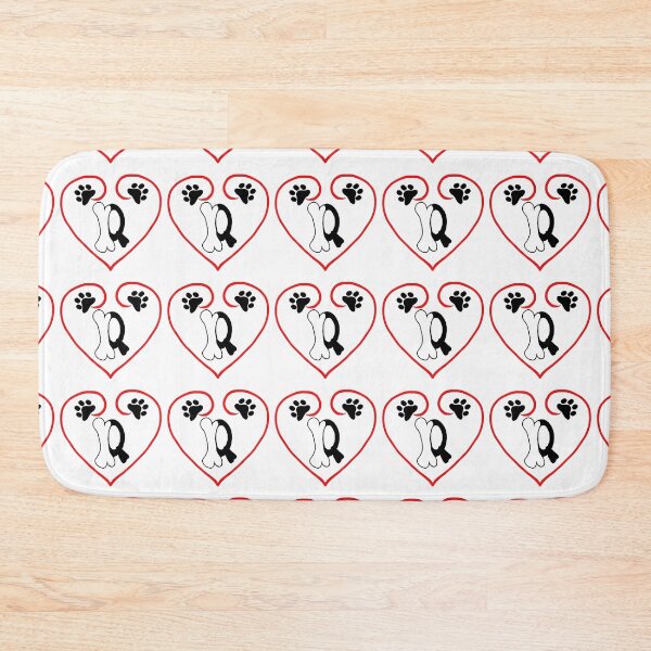 Item preview, Heart dog with the letter Q designed and sold by acreació.
