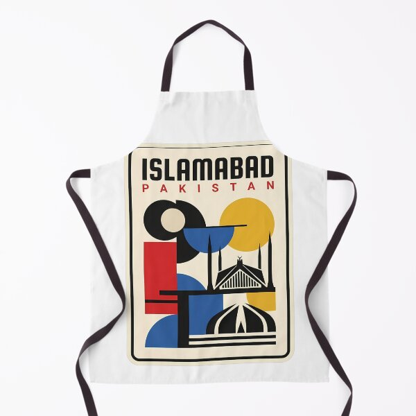 Item preview, Vintage Islamabad Pakistan Faisal Mosque Geometric Travel designed and sold by k3rstman1.