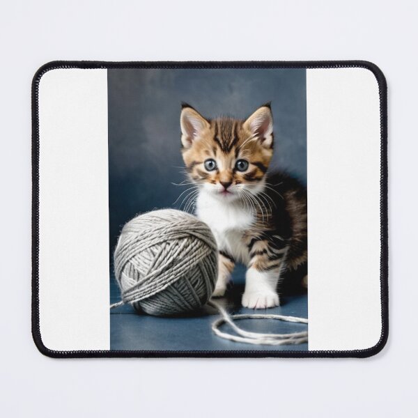 Item preview, Animals - Adorable Tabby and White Kitten, Sweet and Innocent Portrait designed and sold by DoodyPets.