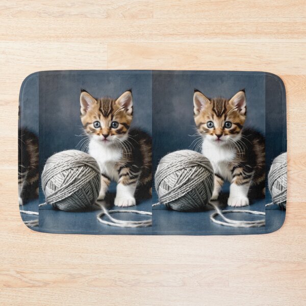 Item preview, Animals - Adorable Tabby and White Kitten, Sweet and Innocent Portrait designed and sold by DoodyPets.