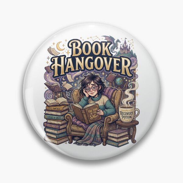 Item preview, Book Hangover Funny Book Lover Reading Design designed and sold by Pixel Analytics.