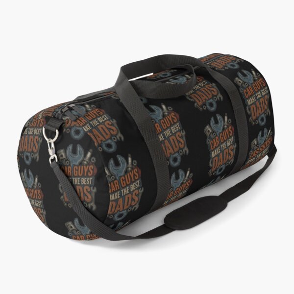 Item preview,  Car Guys Make the Best Dads | Denim Patch Style Mechanic Shirt Design designed and sold by Style2Vie.