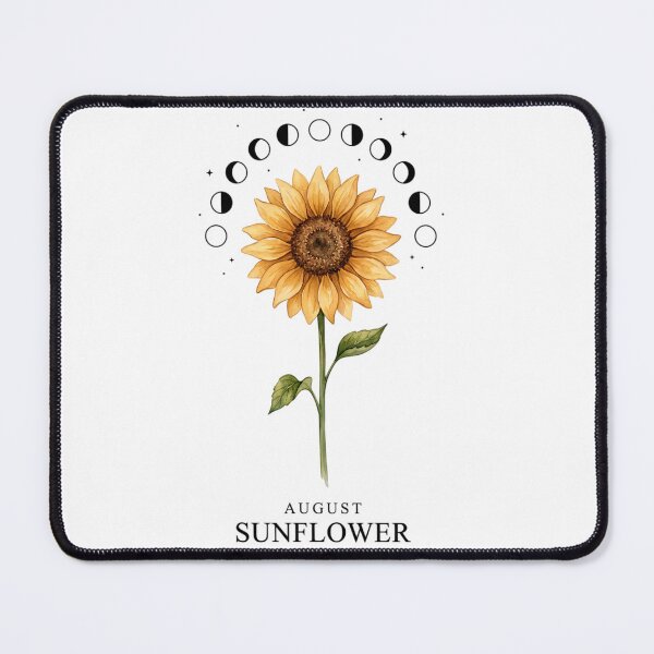 Item preview, August Birth Month Flower Sunflower designed and sold by FattyMcGee.