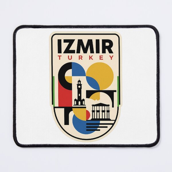 Item preview, Vintage Izmir Turkey Geometric Clock Tower Landmark designed and sold by k3rstman1.