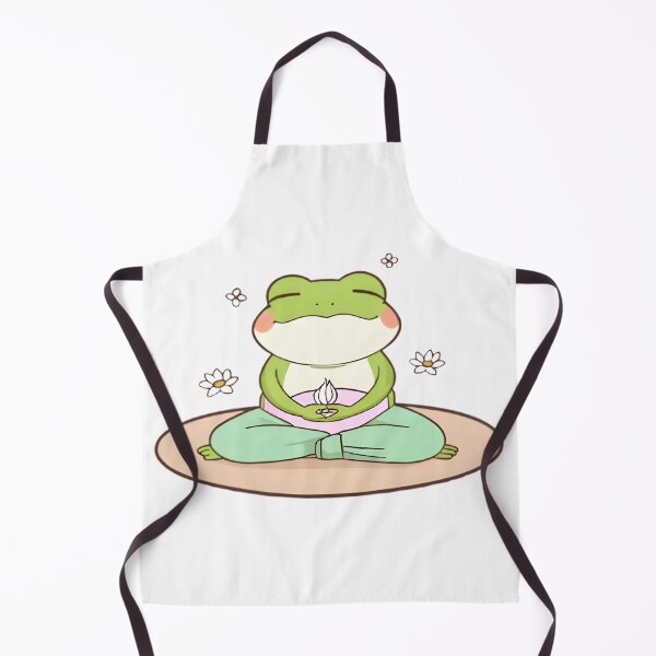 Item preview, Yoga Frog — Zen Kawaii Frog Sticker designed and sold by tommysworks.
