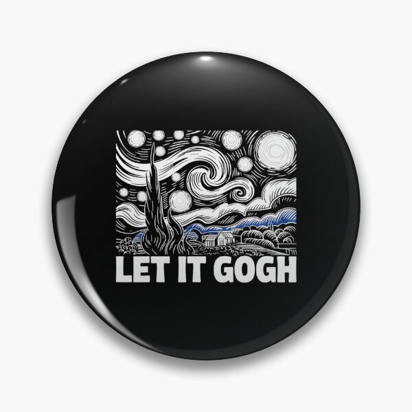Item preview, Let It Gogh Funny Vincent Van Gogh Starry Night designed and sold by Littermin.