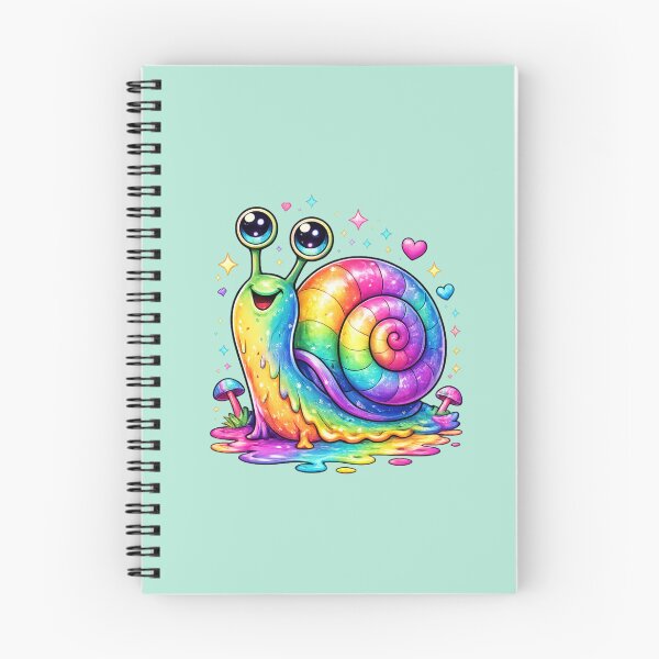 Item preview, Cute Rainbow Snail Kawaii Neon designed and sold by NeonTraum.