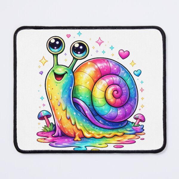 Item preview, Cute Rainbow Snail Kawaii Neon designed and sold by NeonTraum.