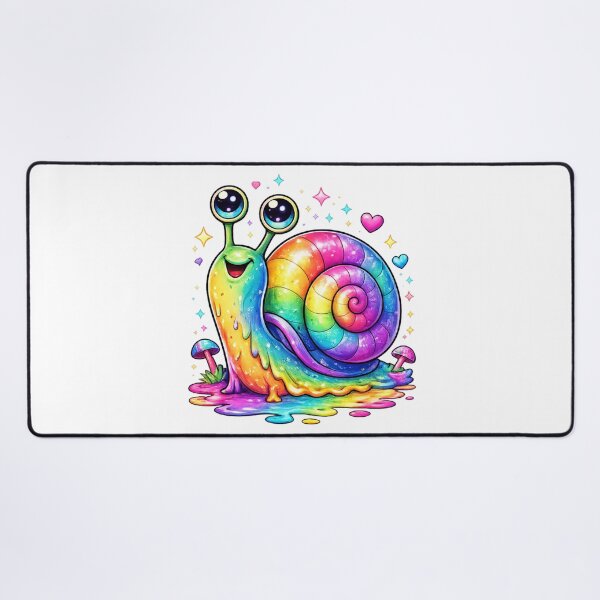 Item preview, Cute Rainbow Snail Kawaii Neon designed and sold by NeonTraum.